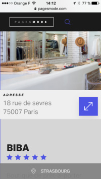 Pages Mode reseaux social
