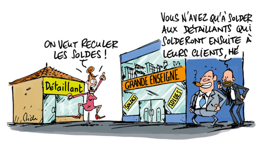 Les soldes bientôt réduits à 4 semaines